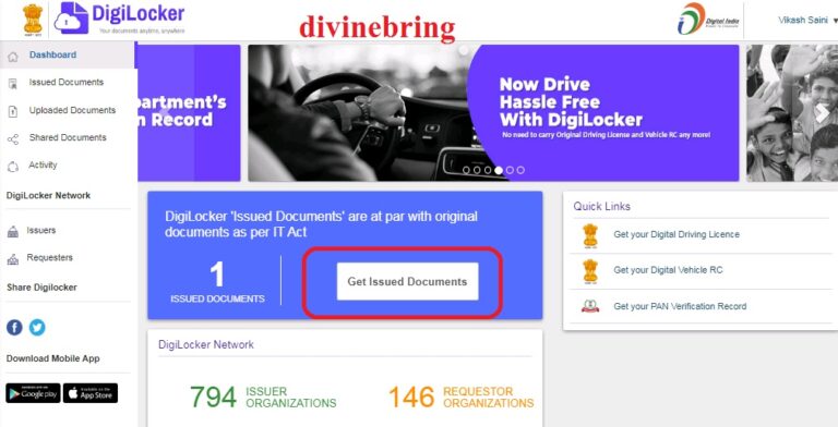 download driving licence soft copy