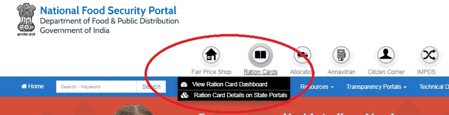 nfsa ration card