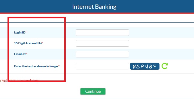 IOB Net Banking forgot password in hindi