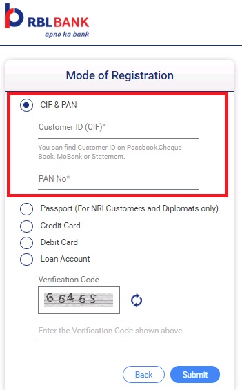 how to new registration rbl bank net banking in hindi