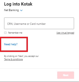 kotak bank net bankin ke password kaise reset kare