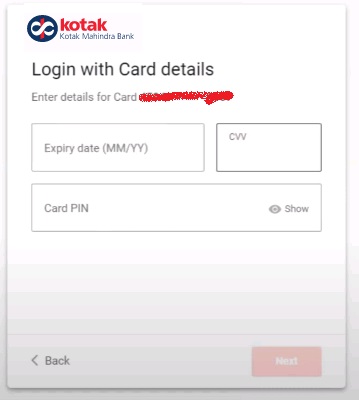 डेबिट कार्ड के साथ kotak mahindra bank internet banking रजिस्ट्रेशन कैसे करें