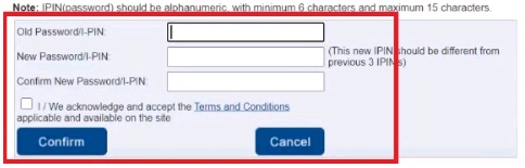 HDFC internet banking IPIN