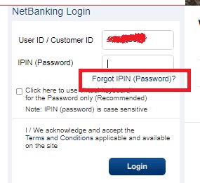 HDFC इंटरनेट बैंकिंग लॉगिन पासवर्ड कैसे रिसेट करें