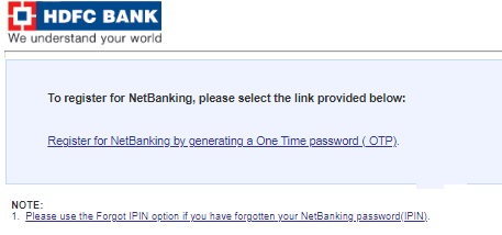 debit card के बिना HDFC नेट बैंकिंग रजिस्ट्रेशन कैसे करें